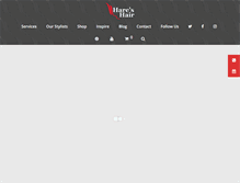 Tablet Screenshot of hareshair.com.au